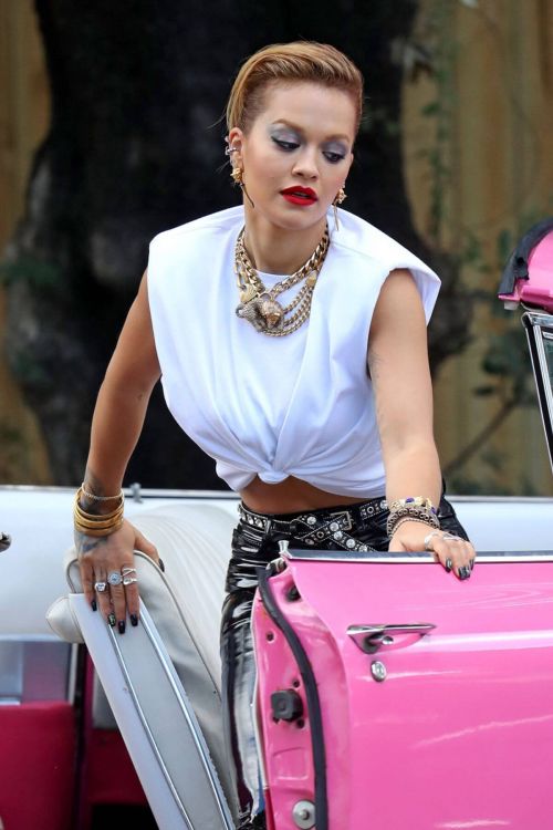 Rita Ora Seen on the Set of a Photoshoot in Sydney 03/26/2021 4