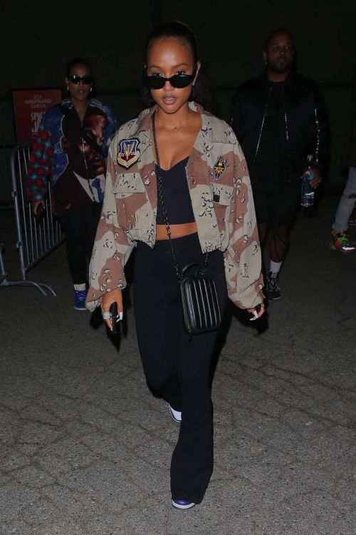 Karrueche Tran night out at Space Jam Party in the Park in Valencia 06/30/2021 5