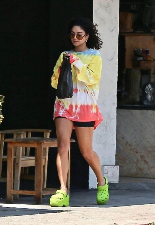 Vanessa Hudgens in Shorts Out in Los Angeles 06/30/2021 5