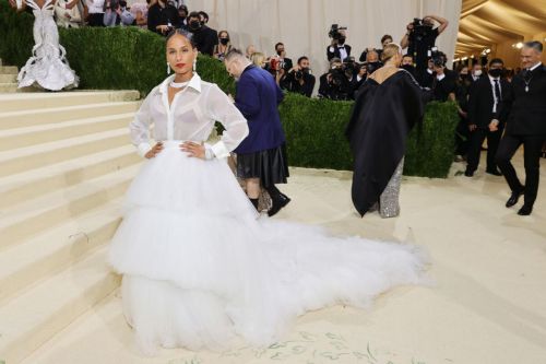 Alicia Keys Attends 2021 Met Gala With Her Husband Swizz Beatz 09/13/2021 2