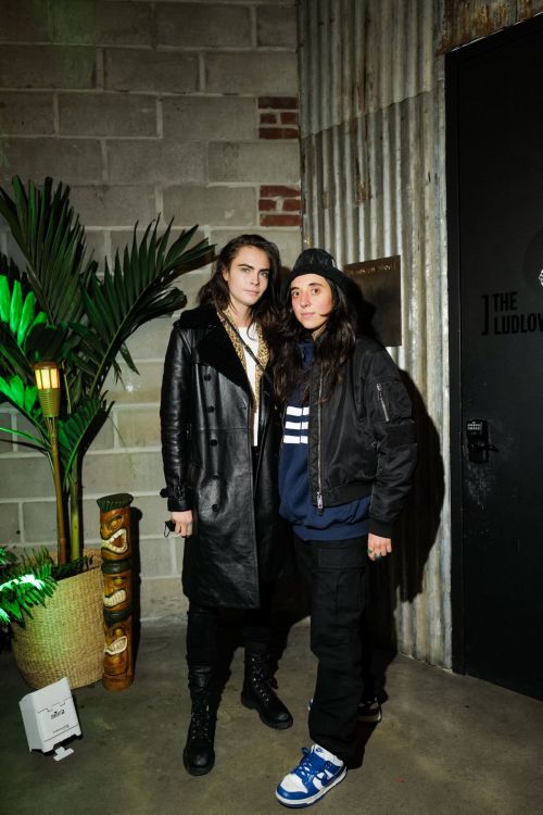Cara Delevingne at Apefest: Bored Ape Yacht Club Warehouse Party in New York 11/03/2021 2