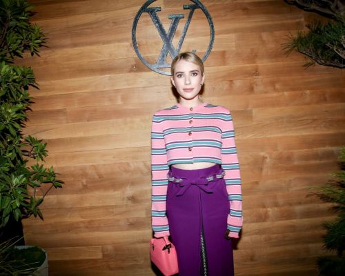 Emma Roberts at Louis Vuitton and Nicolas Ghesquiere Celebrate in Malibu 11/19/2021 2