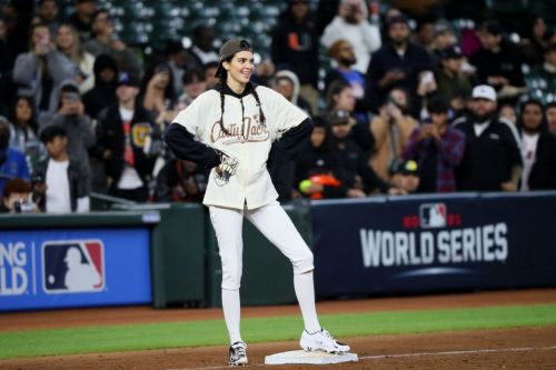 Kendall Jenner at 2021 Cactus Jack Foundation Fall Classic Softball Game in Houston 11/04/2021 9