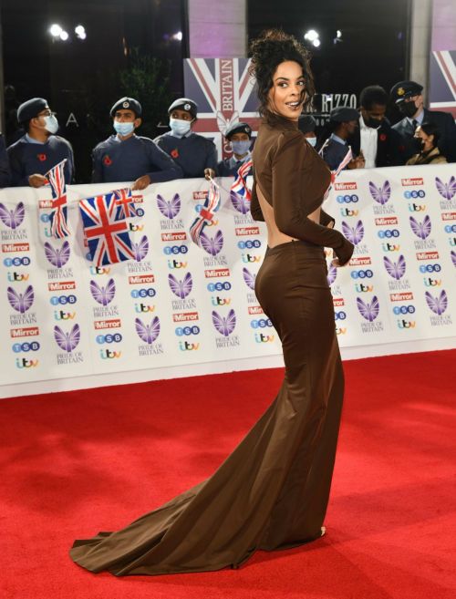 Rochelle Humes at 2021 Pride of Britan Awards in London 10/30/2021 5