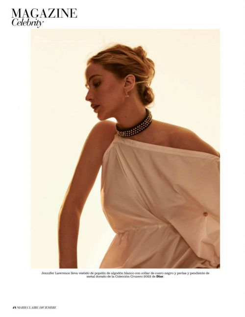 Jennifer Lawrence Photoshoot in Marie Claire Magazine, Spain December 2021 2