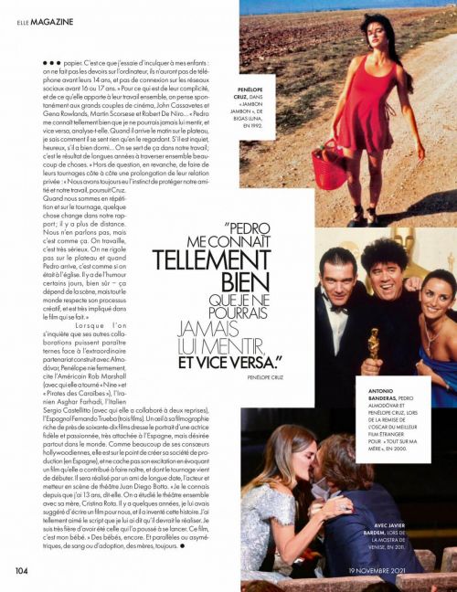 Penelope Cruz Photoshoot in Elle Magazine, France November 2021 4