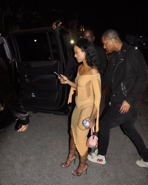 Karrueche Tran Night Out in Bodycon After Leaves a Party at Art Basel in Miami