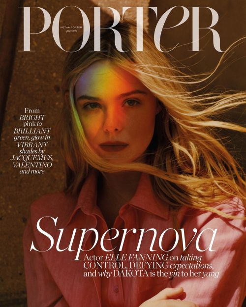 Elle Fanning Photoshoot for Porter Magazine, April 2022 1