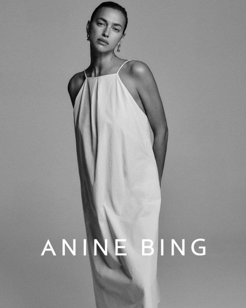 Irina Shayk B&W Photoshoot for ANINE BING Campaign, March 2022 4