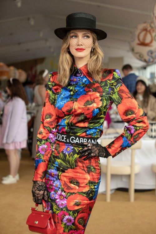 Delta Goodrem visits 2022 Melbourne Cup