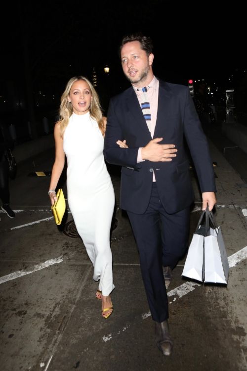 Nicole Richie and Joel Madden After Leaves Tom Ford Show at New York Fashion Week, Sep 2022