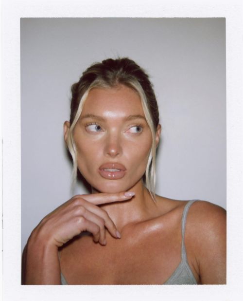 Elsa Hosk promotes Rhode Peptide Glazing Fluid During Photo Shoot, Feb 2023 2