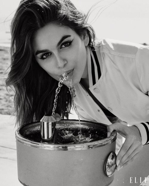 Kaia Gerber Photo Shoot for ELLE USA Magazine, Jan 2023 Issue