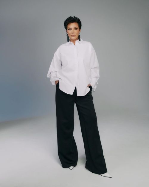 Kris Jenner Black Bossy Outfit 2023