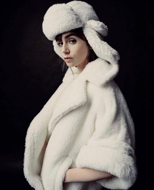 Lily Collins Photoshoot for Vogue Greece Magazine, Dec 2022 2