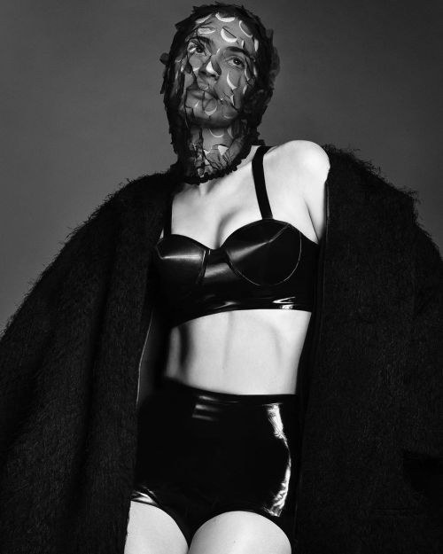 Kylie Jenner poses for Vanity Fair Magazine Black and White Photoshoot, Feb 2023 4