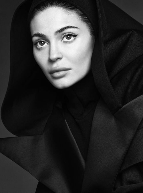 Kylie Jenner poses for Vanity Fair Magazine Black and White Photoshoot, Feb 2023 10