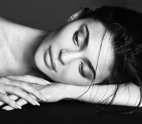 Kylie Jenner poses for Vanity Fair Magazine Black and White Photoshoot, Feb 2023 12