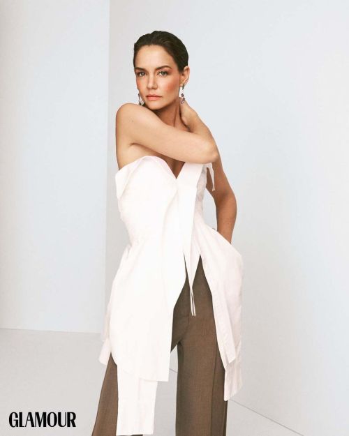 Katie Holmes Shines in Glamour Magazine