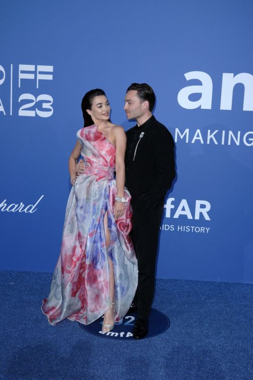 Amy Jackson and Ed Westwick Turn Heads at the 29th Annual amfAR Gala in Cannes 2023