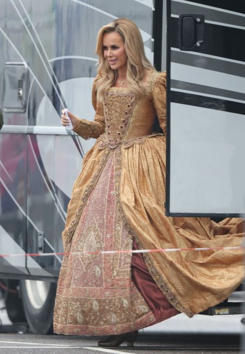 Amanda Holden as a Princess: Behind the Scenes of London Mobile Game Ad Filming 07/04/2023 1