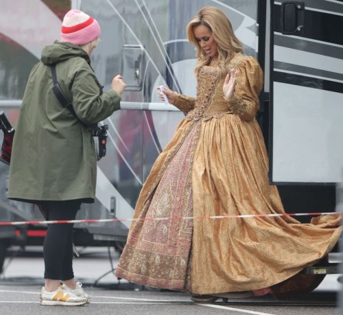 Amanda Holden as a Princess: Behind the Scenes of London Mobile Game Ad Filming 07/04/2023 3