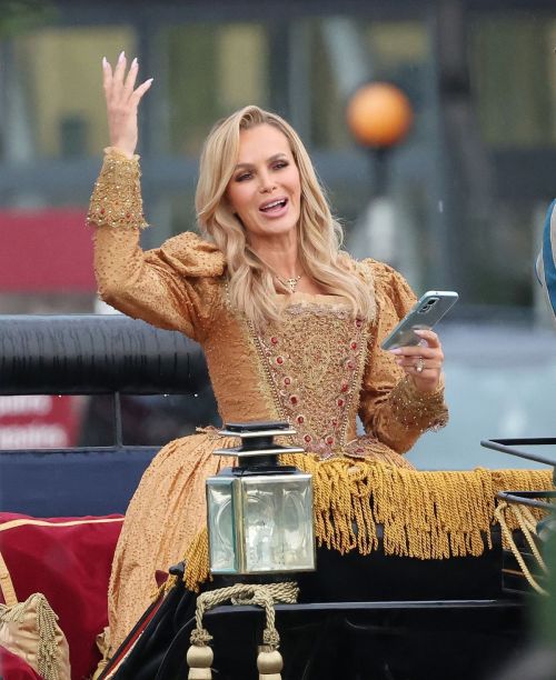 Amanda Holden as a Princess: Behind the Scenes of London Mobile Game Ad Filming 07/04/2023 4