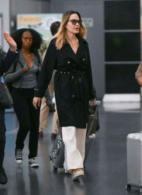 Angelina Jolie arrives at JFK Airport in New York 07/15/2023 2