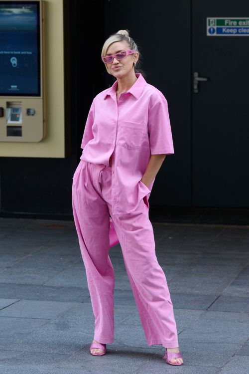 Ashley Roberts Leaves Globe Radio Studios in London 07/21/2023 1