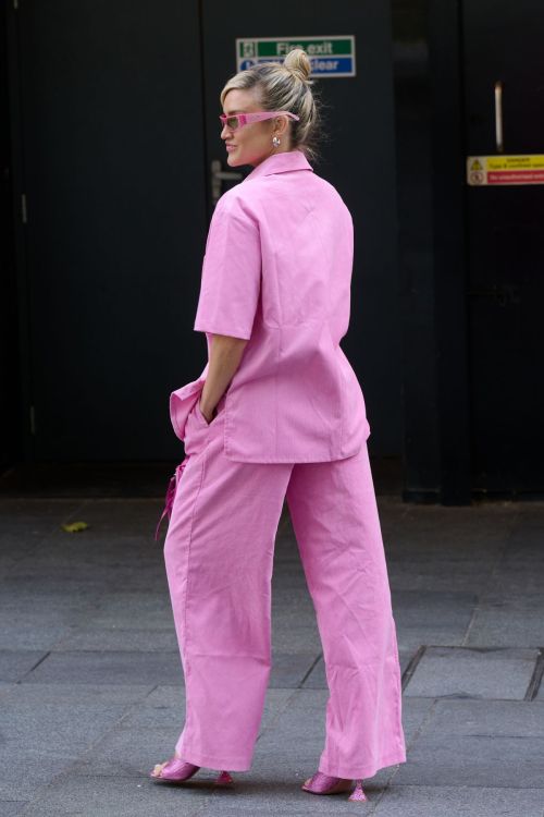 Ashley Roberts Leaves Globe Radio Studios in London 07/21/2023 2