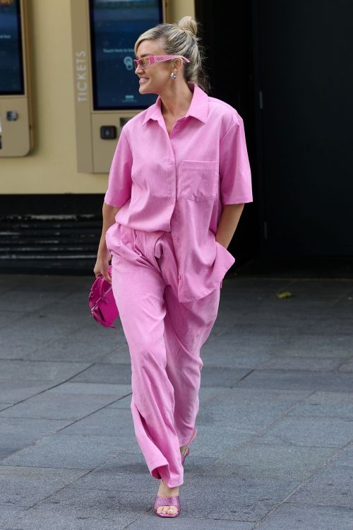 Ashley Roberts Leaves Globe Radio Studios in London 07/21/2023 4