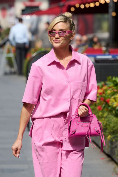 Ashley Roberts Leaves Globe Radio Studios in London 07/21/2023 5