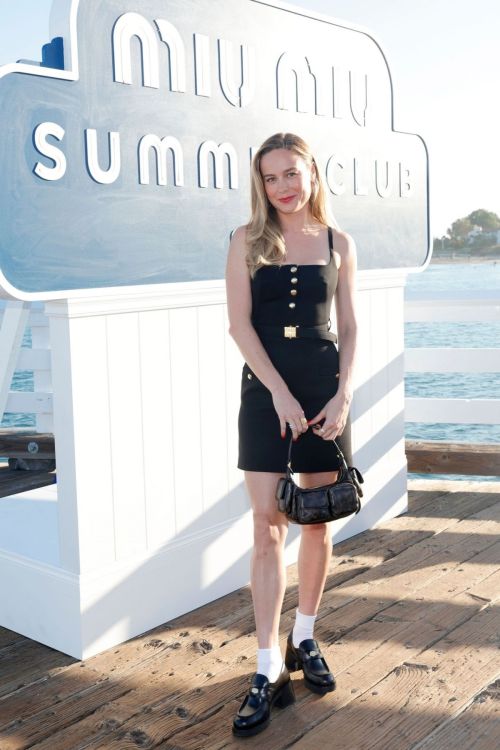 Brie Larson at Miu Miu Summer Club Beach Party 1