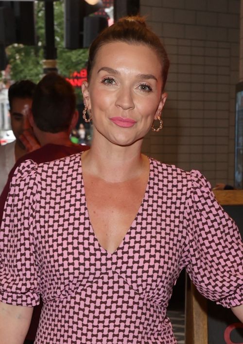 Candice Brown Arrives at a Barbie Screening in London 1