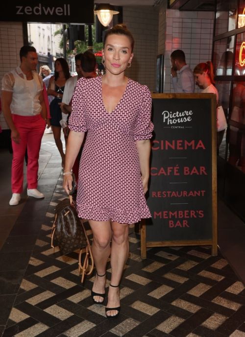Candice Brown Arrives at a Barbie Screening in London 6