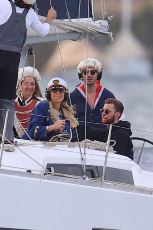 Carrie Bickmore and Tommy Little Set Sail on Sydney Harbour 07/21/2023 2