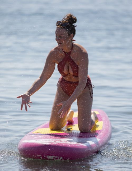 Chanelle Hayes in Bikini at a Beach in Torremolinos 8