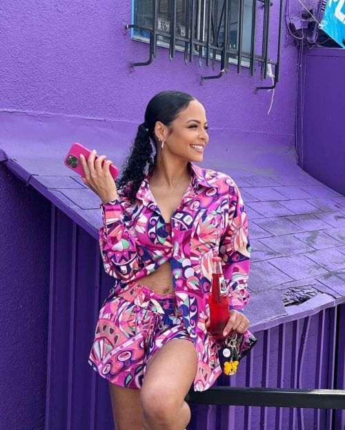 Christina Milian's Instagram Photos: Effortlessly Stylish in Floral Dress and FashionNova Outfit