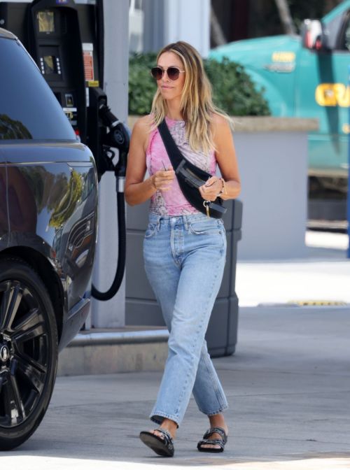 Christine Baumgartner at a Gas Station in Montecito 4