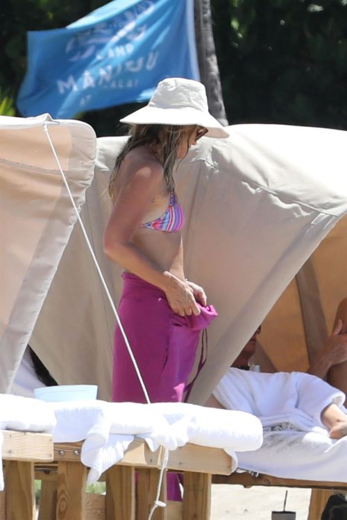 Christine Baumgartner in Bikini at a Beach in Kona 1