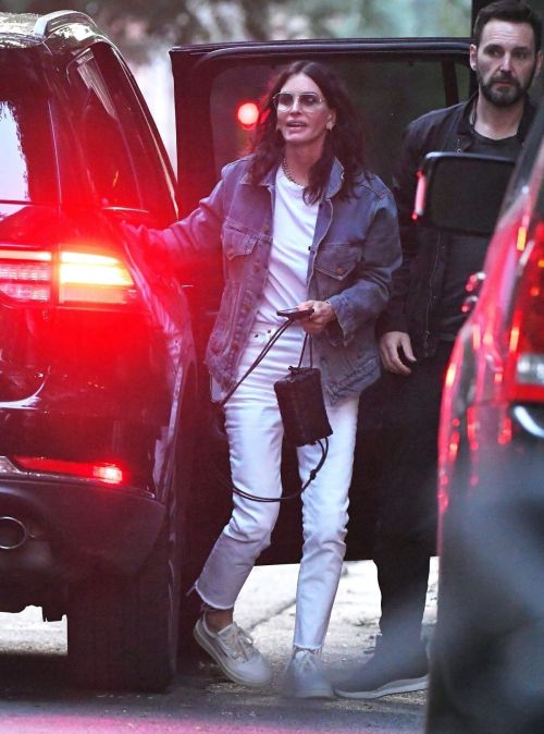 Courteney Cox out for dinner at Pylos Greek Restaurant in New York 1