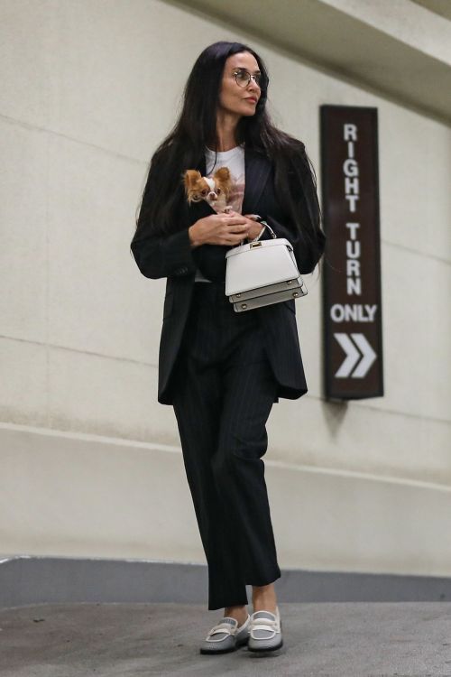 Demi Moore Arrives at Honor Titus Art Show in Beverly Hills 5