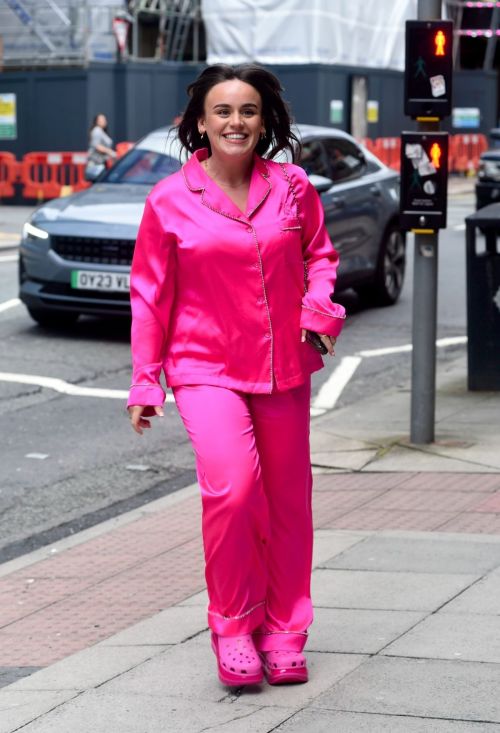 Ellie Leach arrives at Sleep Over Club Barbie event in Manchester 5