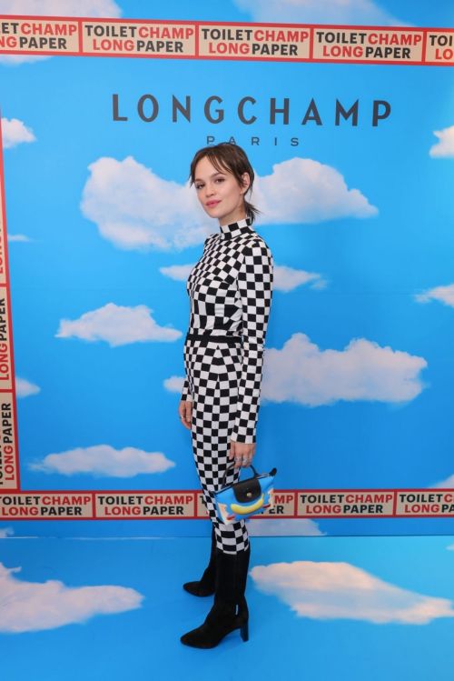 Emilia Schule at Longchamp x Toiletpaper Pop Revolution Launch Party London 07/12/2023 2