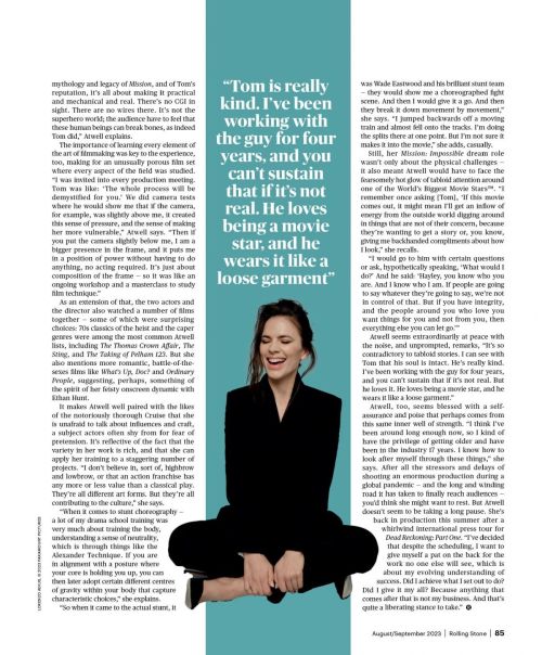 Hayley Atwell in Rolling Stone Magazine UK August/September 2023 1
