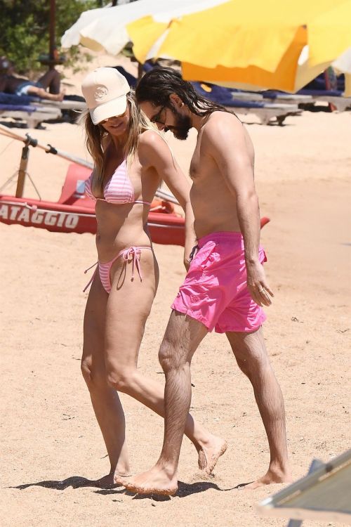 Heidi Klum in Bikini on Vacation in Porto Cervo 07/15/2023 8