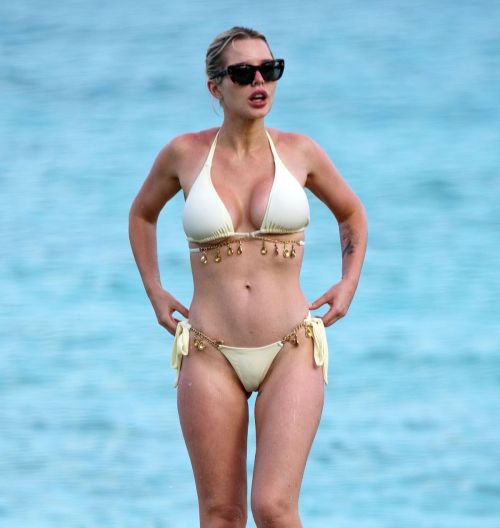 Helen Flanagan in Bikini at a Beach in Barbados 5