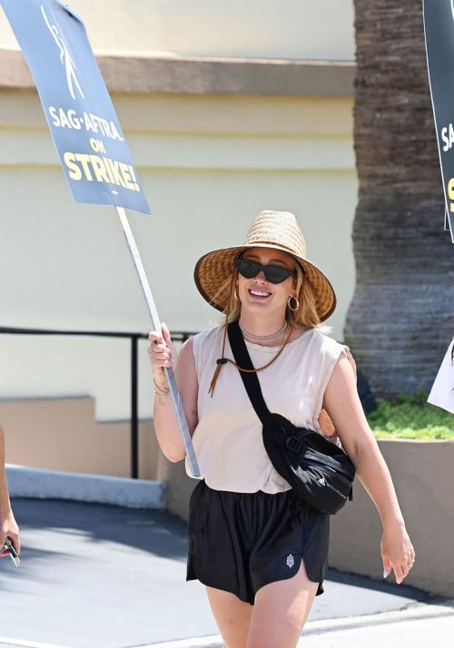 Hilary Duff at SAG-AFTRA Actors Union Strike 06/17/2023 4