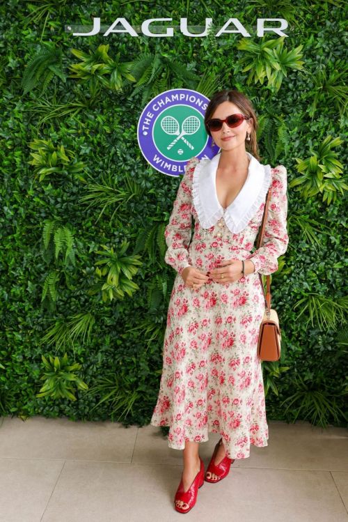 Jenna Coleman Stuns in Floral Gown at Wimbledon 2023 2