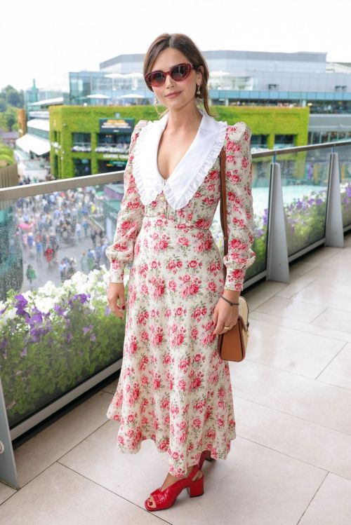 Jenna Coleman Stuns in Floral Gown at Wimbledon 2023 3